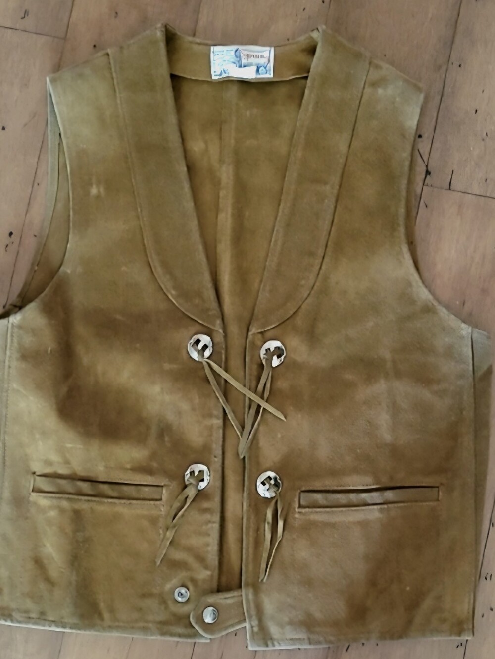 Calgary Vintage Suede Vest